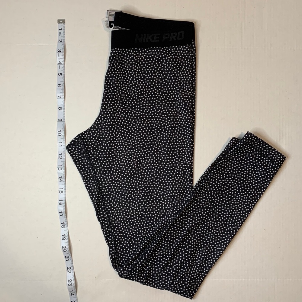 Nike Pro Polka Dot Fleece Leggings
